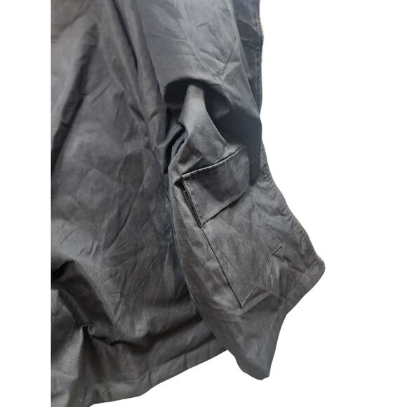 Buffalo Check Sherpa Fleece Jacket Large Black White Plaid Zip Hooded Coat Cozy - Picture 8 of 14